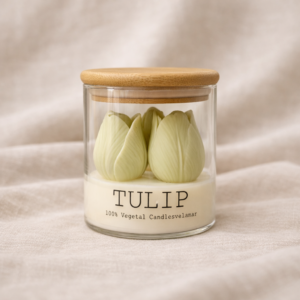 Vela Tulip - Verde Pistacho